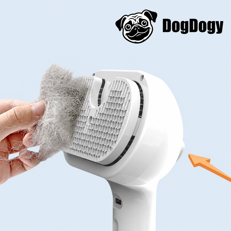 DogDogy™ Steami Pro - Brosse de toilettage professionnelle